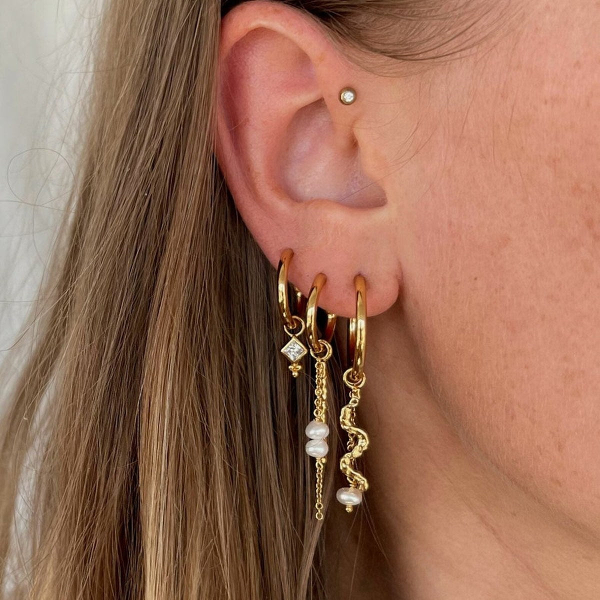 Double Pearl Charm wintherstudio-dk