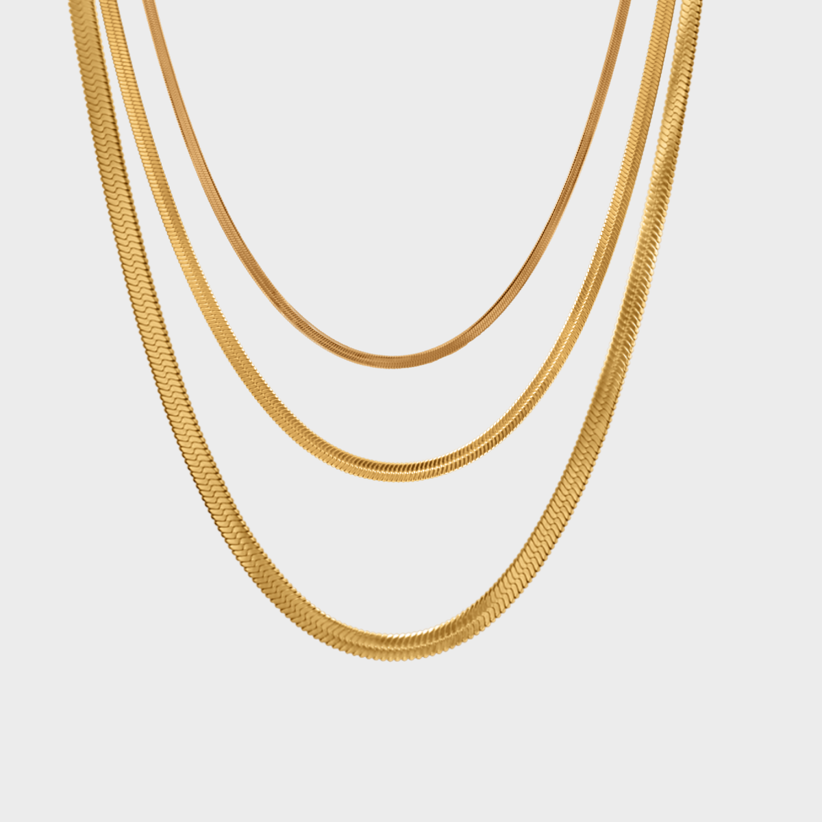 Flat Snake Halskæde wintherstudio-dk