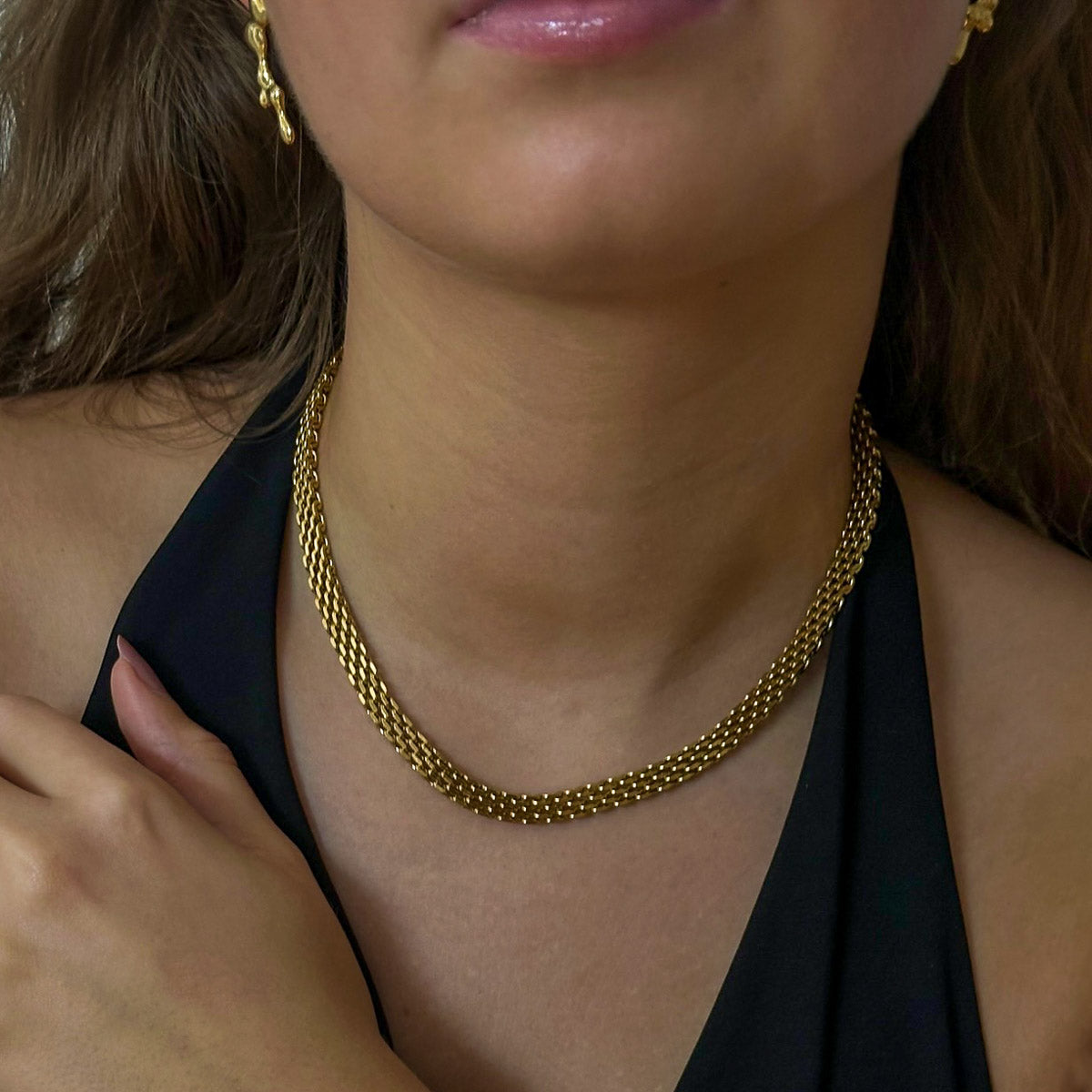 Mesh Halskæde wintherstudio-dk