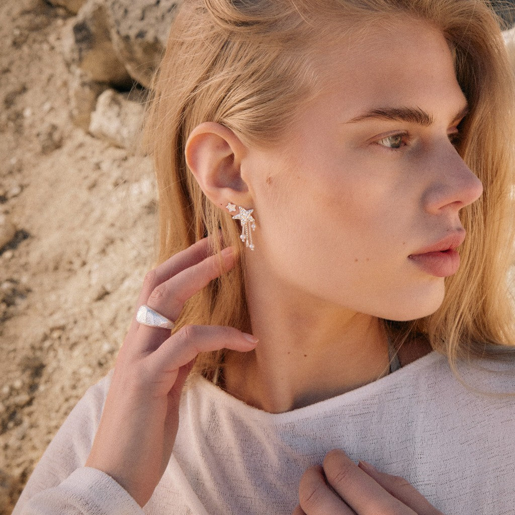 Vega Pearl Øreringe wintherstudio-dk