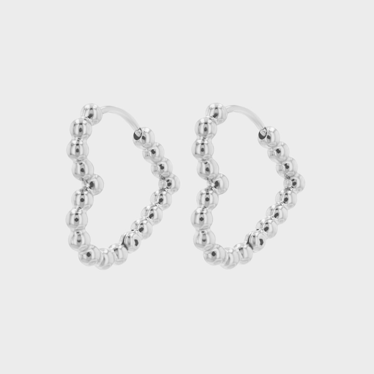 Bubble Heart Hoops wintherstudio-dk