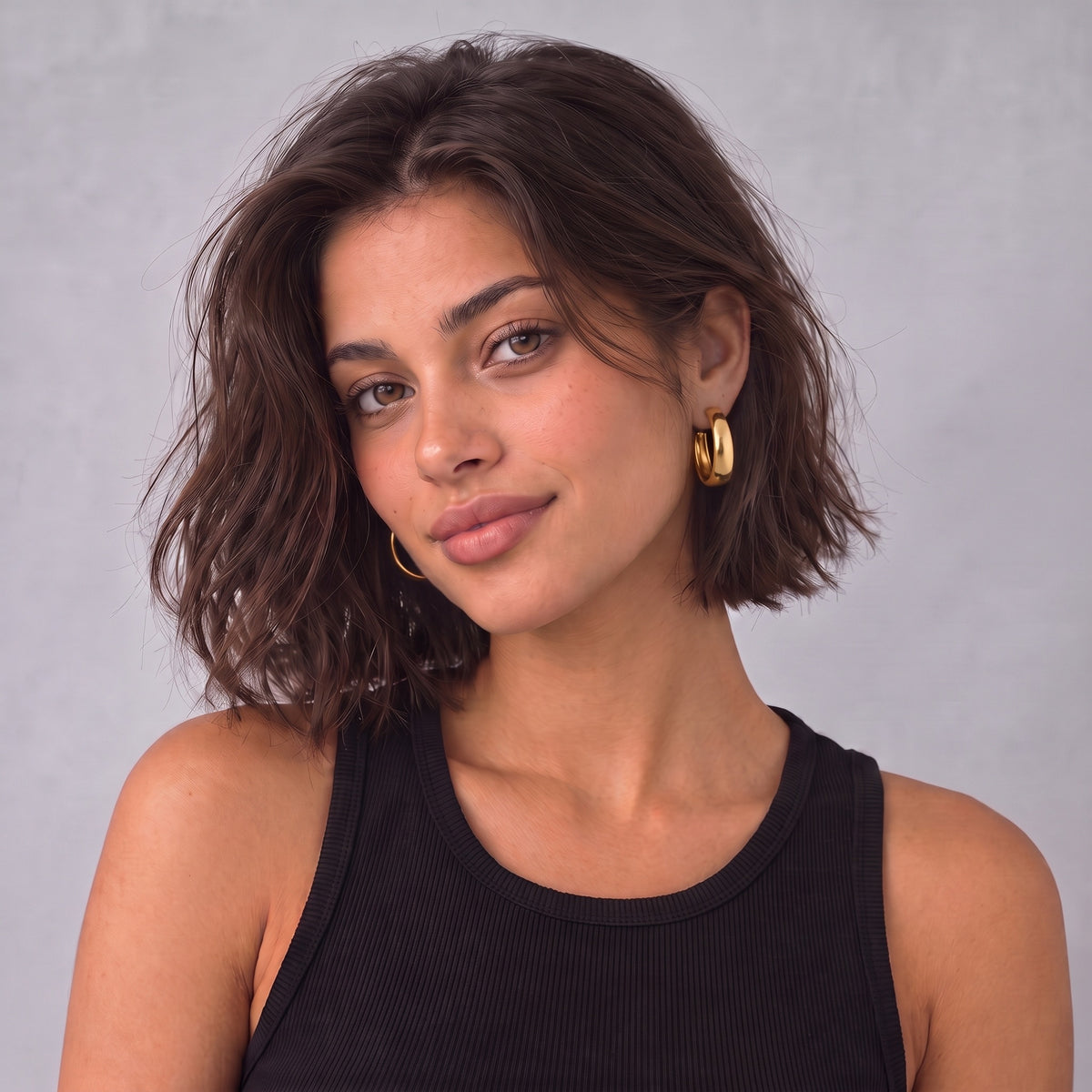 BANGLE HOOPS - GULDBELAGT wintherstudio-dk