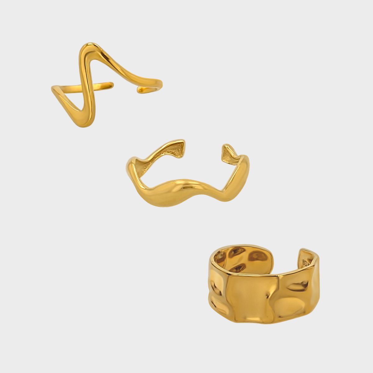 Ring Mix - Guldfarvet wintherstudio-dk