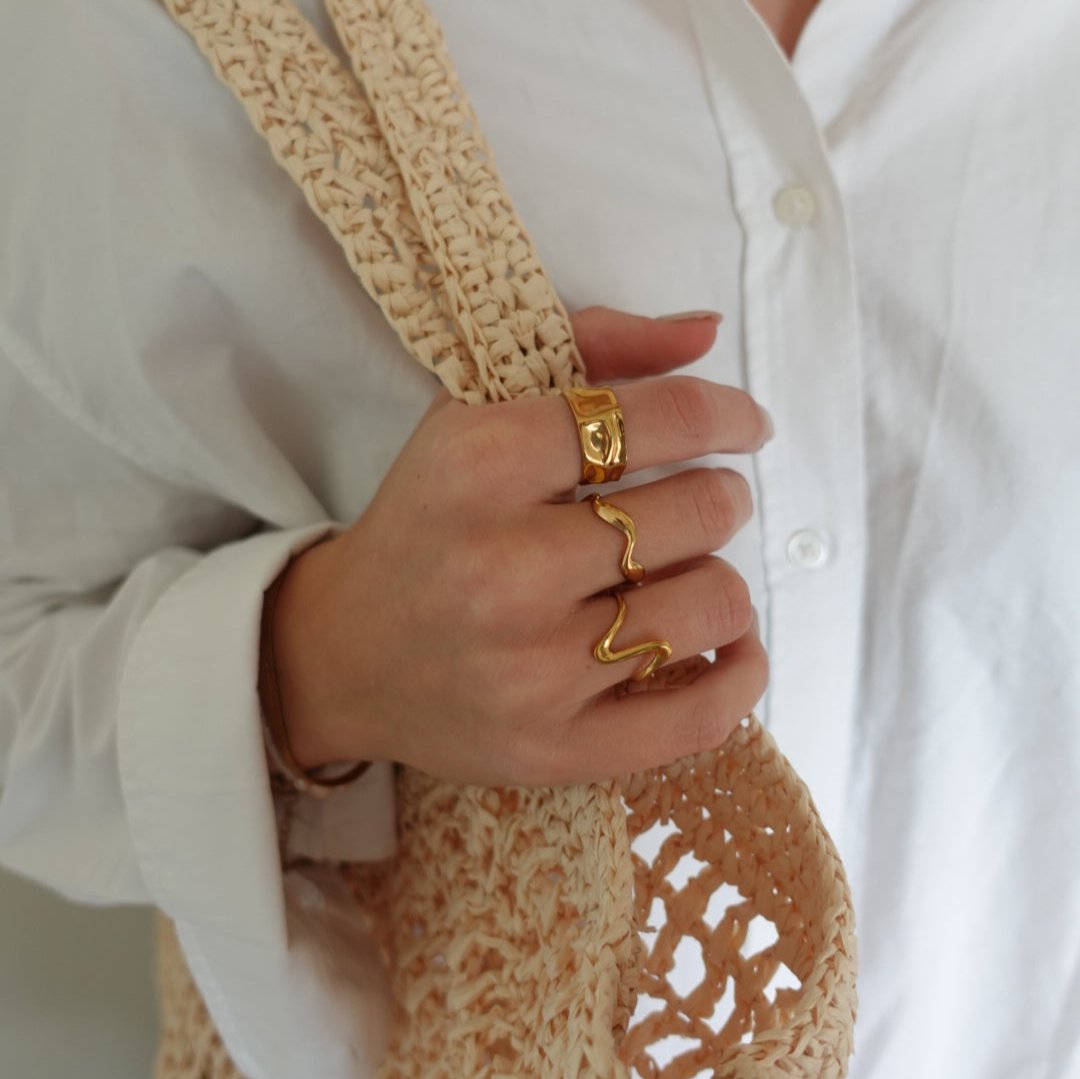 Ring Mix - Sølvfarvet wintherstudio-dk