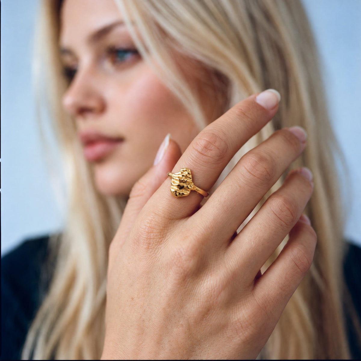 SIDSEL RING - GULDBELAGT wintherstudio-dk