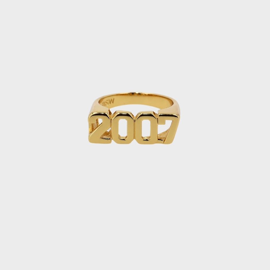 Birth Year Ring - Guld