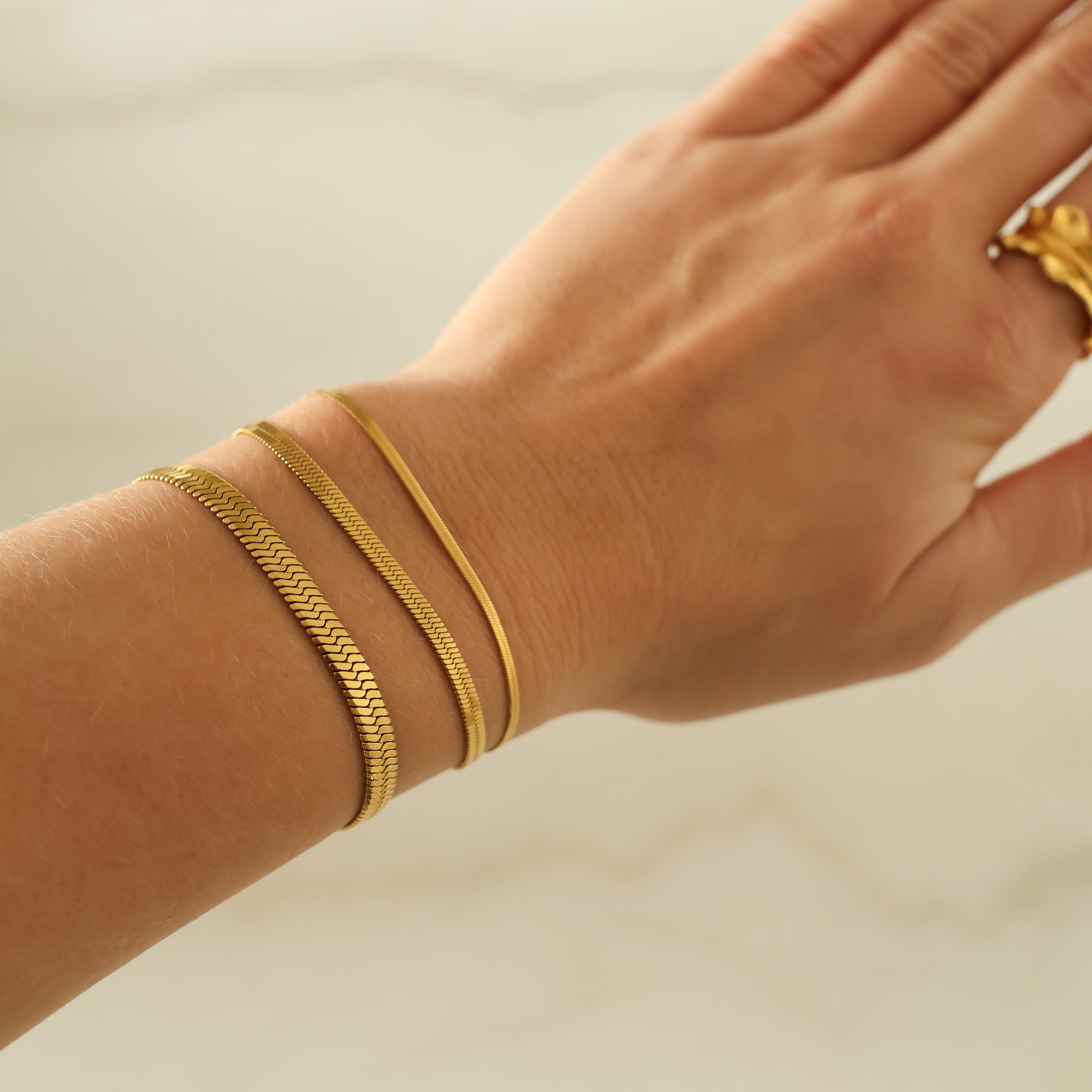 Flat Snake Armbånd wintherstudio-dk