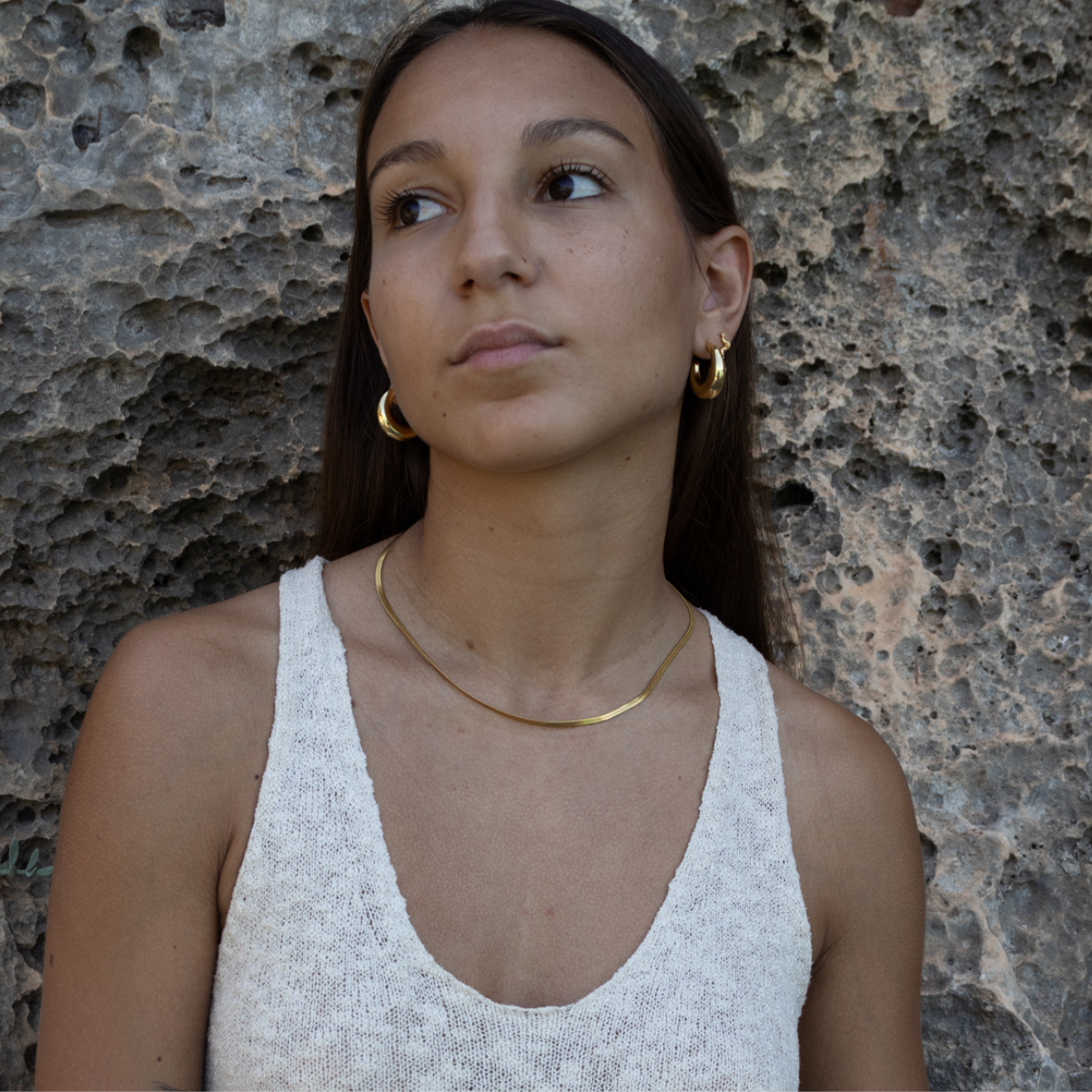 Flat Snake Halskæde wintherstudio-dk