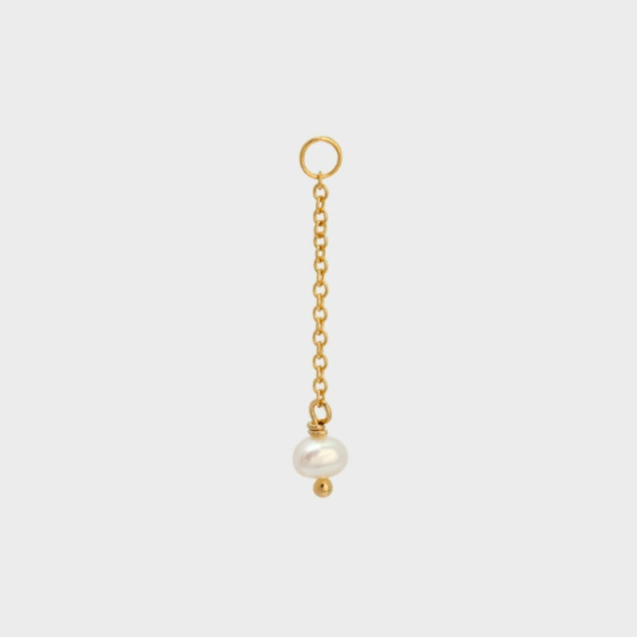 Pearl Chain Charm