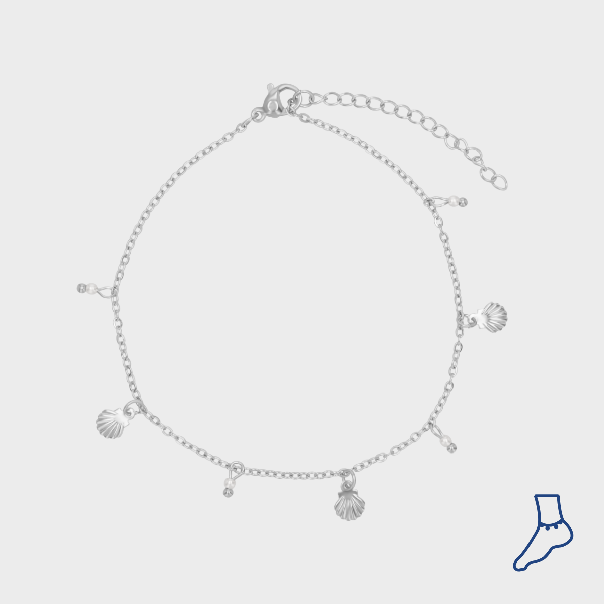 Shell Selena Ankelkæde wintherstudio-dk