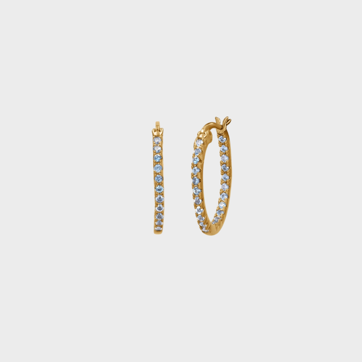 SHINY HOOPS - GULDBELAGT wintherstudio-dk