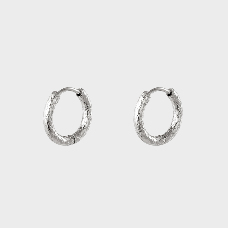 Snakeskin Hoops