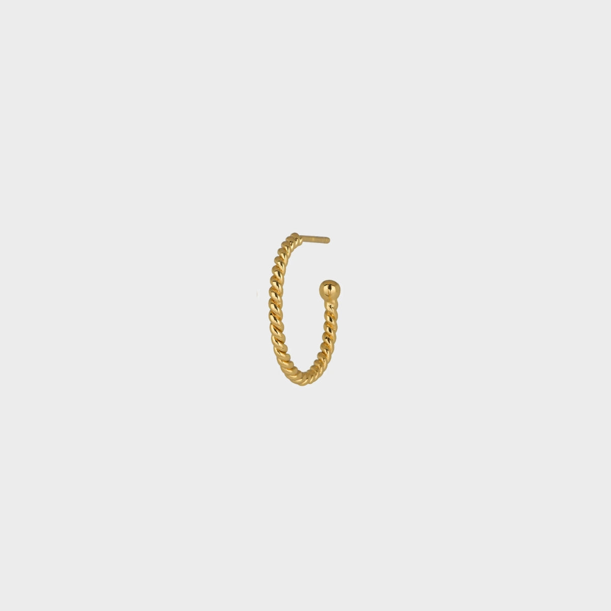 Twist Hoops 20 mm Guld