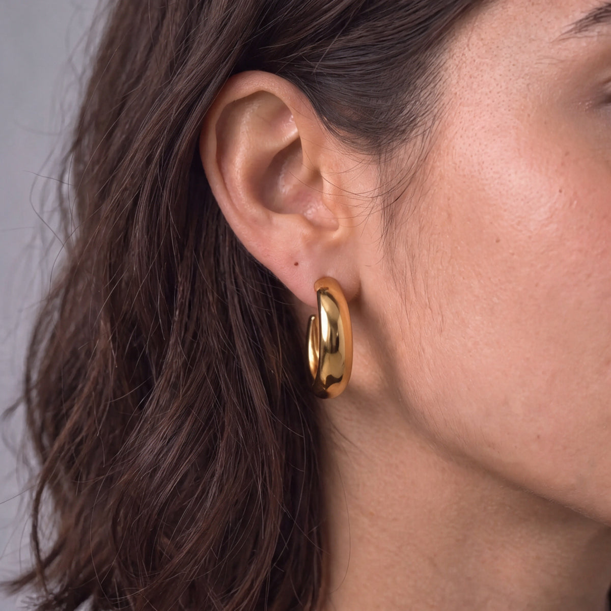 BANGLE HOOPS - GULDBELAGT wintherstudio-dk