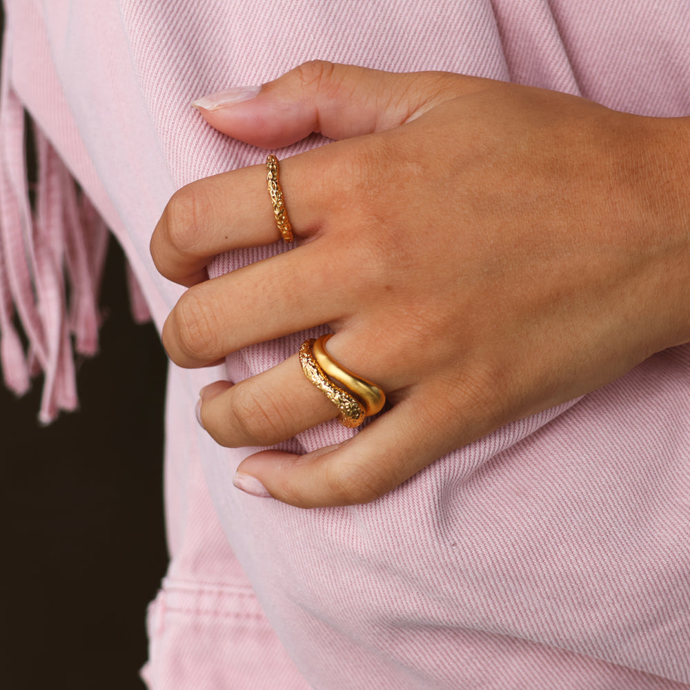 Curva Brushed Ring wintherstudio-dk