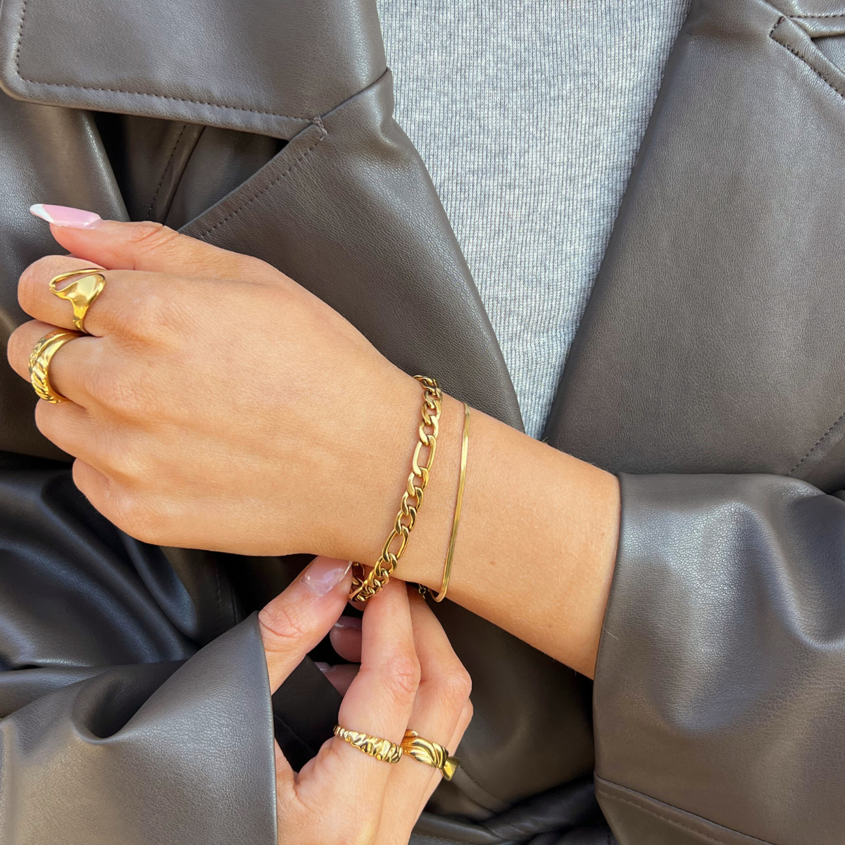 Flat Snake Armbånd wintherstudio-dk