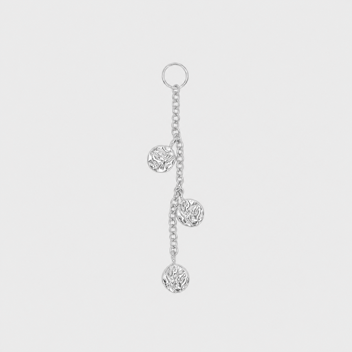 COIN CHARM - SØLVFARVET