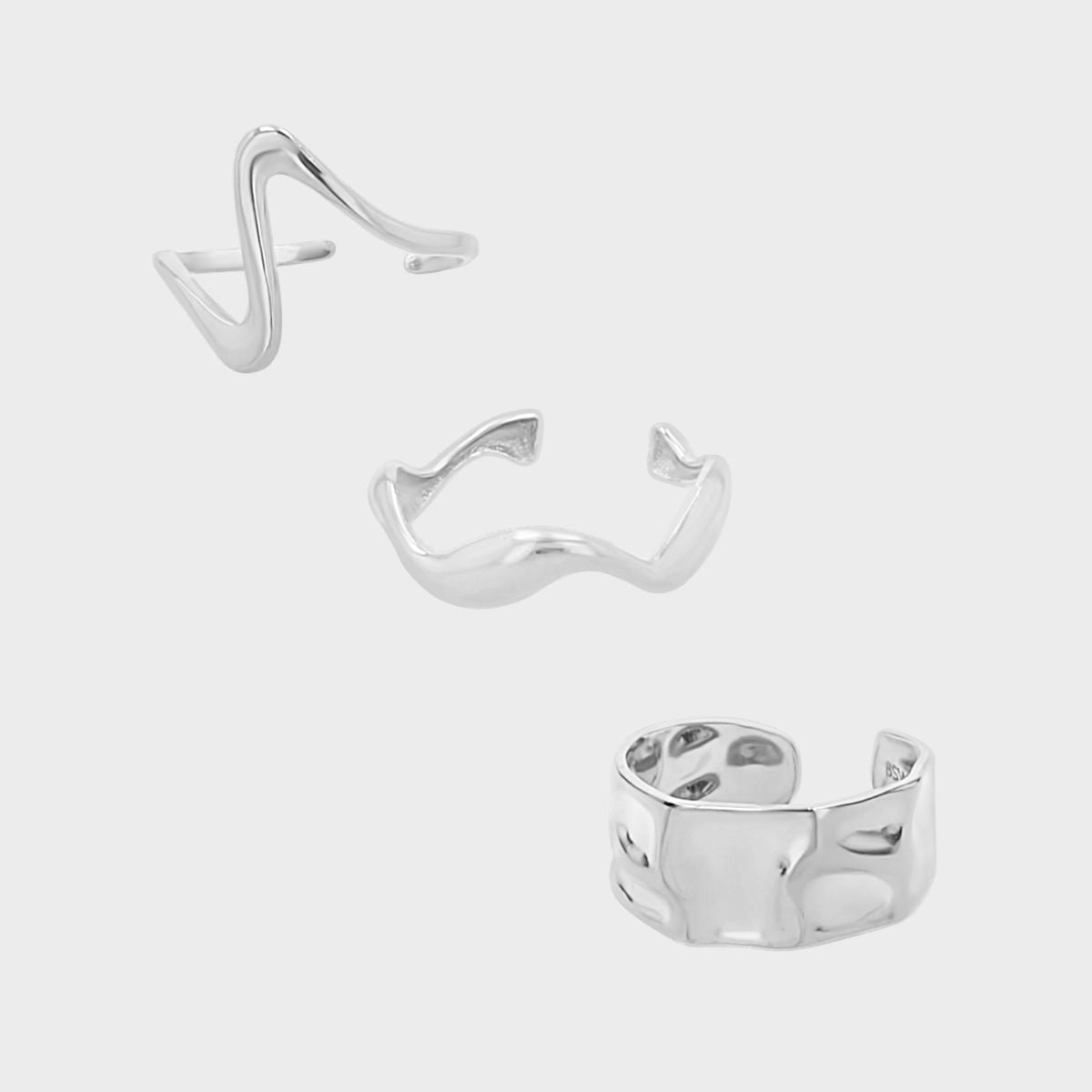 Ring Mix - Sølvfarvet wintherstudio-dk