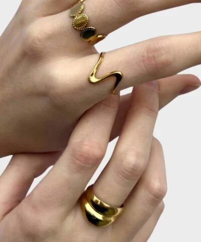 statement ring mix